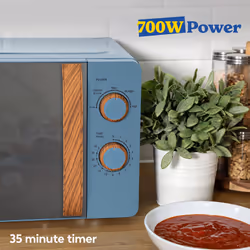 Russell Hobbs Scandi Microwave 17L Blue 700W Manual RHMM713BL-N - Additional view 4