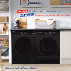 Russell Hobbs Washing Machine 8kg 1400rpm Black Freestanding RH814W111B