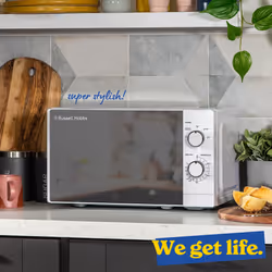 Russell Hobbs Manual Microwave 20L 800W 5 Power Levels White RHM2027 - Additional view 6