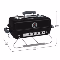 George Foreman GFPTBBQ1004B outdoor barbecue/grill Charcoal (fuel)