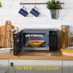 Russell Hobbs RHMT2005B microwave Black Solo microwave Countertop 20 L 800 W - Additional view 4