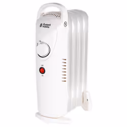 Russell Hobbs Oil Filled Radiator 5 Fin Heater White RHOFR3001W