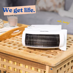 Russell Hobbs Fan Heater 2kW Portable Horizontal or Vertical RHFH1005W