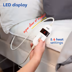Russell Hobbs RHBDB8004 electric blanket Electric underblanket 200 W White Fleece - Additional view 6