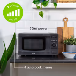 Abode AMD2002B 20L Digital Microwave - Black