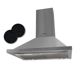 Abode ASCH6031SS 60cm Chimney Cooker Hood - Stainless Steel