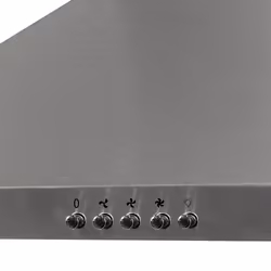 Abode ASCH6031SS 60cm Chimney Cooker Hood - Stainless Steel