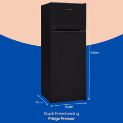 Russell Hobbs RH144TMFF541E1B fridge-freezer Freestanding 213 L E Black