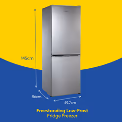 Russell Hobbs RH145FF501E1S fridge-freezer Freestanding 174 L E Silver
