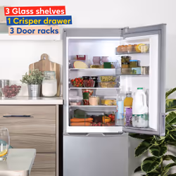 Russell Hobbs RH145FF501E1S fridge-freezer Freestanding 174 L E Silver - Additional view 6