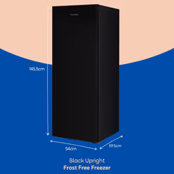 Russell Hobbs RH146FFFZ541E1B freezer Upright freezer Freestanding 175 L E Black