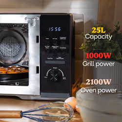 Russell Hobbs RHMAF2506B microwave Black Combination microwave Countertop 25 L 900 W