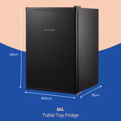 Russell Hobbs RH67TTLF0E1B fridge Countertop 66 L E Black