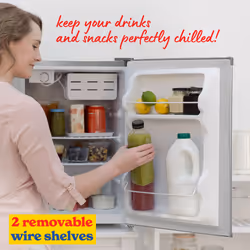 Russell Hobbs RH67TTLF0E1SS fridge Countertop 66 L E Stainless steel - Additional view 4