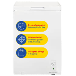 Russell Hobbs RH99CF0E1W freezer Chest freezer Freestanding 99 L E White