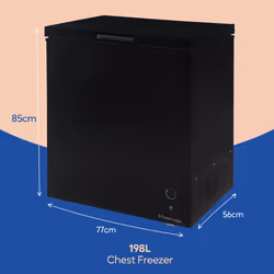 Russell Hobbs RH198CF0E1B freezer Chest freezer Freestanding 198 L E Black