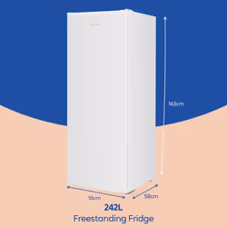 Russell Hobbs RH143LF552E1W fridge Freestanding 242 L E White - Additional view 4