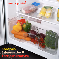 Russell Hobbs RH143LF552E1W fridge Freestanding 242 L E White - Additional view 7