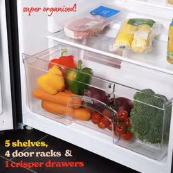 Russell Hobbs RH143LF552E1B fridge Freestanding 242 L E Black - Additional view 7