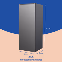 Russell Hobbs RH143LF552E1SS fridge Freestanding 242 L E Stainless steel - Additional view 4
