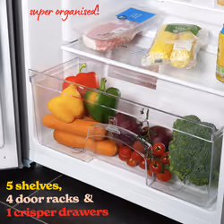 Russell Hobbs RH143LF552E1SS fridge Freestanding 242 L E Stainless steel - Additional view 7