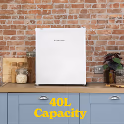 Russell Hobbs Mini Fridge 40L White Table Top Fridge, RHTTLF2E1W