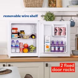 Russell Hobbs Mini Fridge 40L White Table Top Fridge, RHTTLF2E1W - Additional view 5
