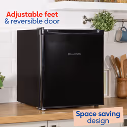 Russell Hobbs Mini Fridge 40 Litre Black Table Top, RHTTLF2E1B - Additional view 6