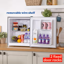 Russell Hobbs Mini Fridge 40L Stainless Steel Table Top, RHTTLF2E1SS - Additional view 4