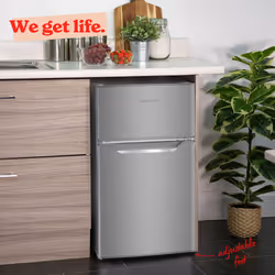 Russell Hobbs RH85UCFF482E1SS fridge-freezer Freestanding 85 L E Stainless steel - Additional view 7