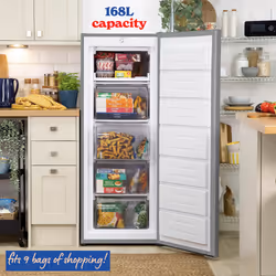 Russell Hobbs RH143FZ552E1SS freezer Upright freezer Freestanding 168 L E Stainless steel - Additional view 6