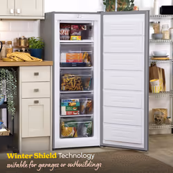 Russell Hobbs RH143FZ552E1SS freezer Upright freezer Freestanding 168 L E Stainless steel - Additional view 8