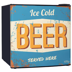Kuhla KTTF0E6B-1011, Vintage Beer Design 45L Table Top Fridge
