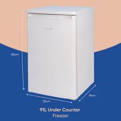 Russell Hobbs RH85UCFZ552E1W freezer Upright freezer Freestanding 91 L E White