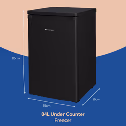 Russell Hobbs RH85UCFZ552E1B freezer Upright freezer Freestanding 91 L E Black