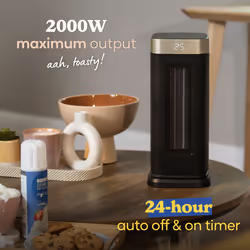Russell Hobbs Electric Heater 2000W Ceramic Digital Square RHCTH2002G