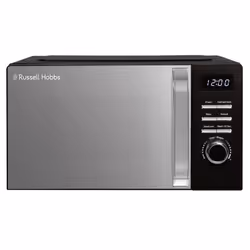This Russell Hobbs 20L digital microwave combines functionality with sleek modern designs. Its stylish mirrored door finish a ...
