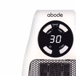 Abode APH1001 Ceramic Plug-in Heater in White