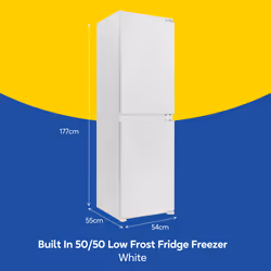 Russell Hobbs RH177BILFFF1E2 fridge-freezer Built-in 244 L E White