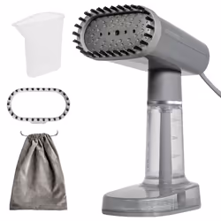 Abode AGS3001 1000W Garment Steamer - Grey, Handheld garment steamer, 0.3 L, 0.67 min, Grey, Buttons, 18 g/min