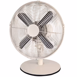 Russell Hobbs Desk Fan Electric in Greige 3 Speed Settings RHMDF1201GR