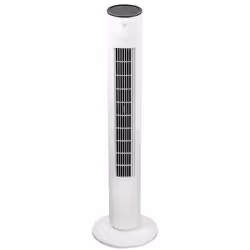 Russell Hobbs RHTWR3S, Household tower fan, Black, White, Floor, Metal, Plastic, 39.9 dB, 40 m³