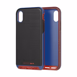 Innovational T21-6591, Cover, Apple, iPhone Xs, 14.7 cm (5.8"), Black, Blue, Red