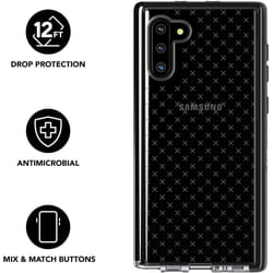 Tech21 Evo Check Protective Case Cover For Samsung Galaxy Note 10 / Samsung Galaxy Note 10 5G Phone Case - Black