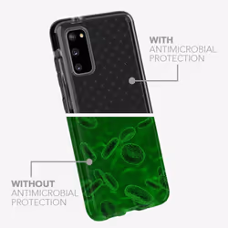 tech21 Evo Check for Samsung Galaxy S20 5G Phone Case - Hygienically Clean Germ Fighting Antimicrobial Properties with 12ft Drop Protection  Black