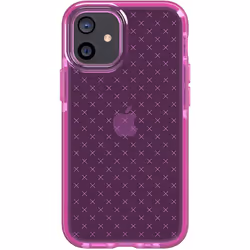 tech21 Evo check Phone case for Apple iPhone 12 Mini 5g with 12 ft Drop Protection  Mystical Fuchsia