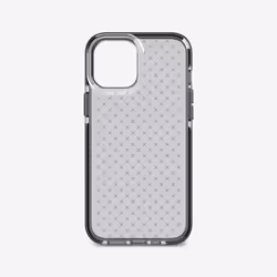 Tech21 EvoCheck for iPhone 12 Pro Max - Smokey/Black, Cover, Apple, iPhone 12 Pro Max, 17 cm (6.7"), Black, Translucent