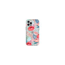 Tech21 Evo Art Garden Floral Case Cover for Apple iPhone 12 Pro Max - Coral Red