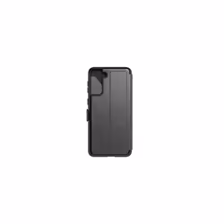 tech21 EvoWallet for Samsung S21 + 5G - Germ Fighting Antimicrobial Phone Case with 12 ft. Drop Protection, Smokey/Black