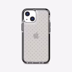 Tech21 Evo Check, Cover, Apple, iPhone 13 mini, 13.7 cm (5.4"), Black, Transparent